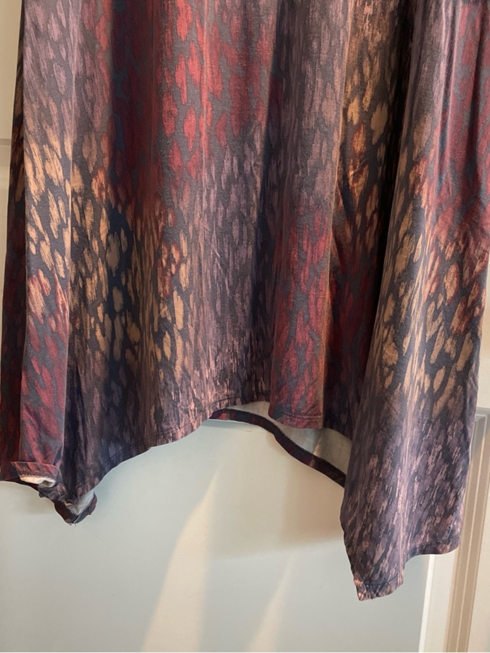 Bohemian Style Maxi Dress Animal-Tie-dye Vibes Abstract Relaxed Vacation Travel - Picture 3 of 13